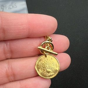 Electric Picks. Coin charm toggle necklace. Worn a few times.